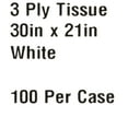 thumbnail image 3 of McKesson White Unisex Exam Cape, Front / Back Opening without Closure, 100 Count, 3 of 10
