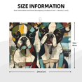 thumbnail image 2 of Balery Colorful Bulldog Duo Alfombrilla de Secado para Cocina, 18x24 Pulgadas, Súper Absorbente para Platos y Encimeras, 2 of 7