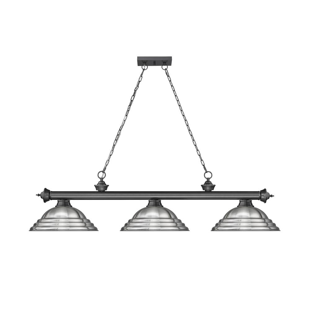 1 Light Outdoor Post Mount Lantern In Industrial Style 10 Inches Wide By 121.75 Inches High Z-Lite 584Phbr-519P-Bk