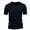 Navy, variant on SwiftWear Men's Muscle Slim Henley Shirts Summer Basic Solid Lightweight Tees Tops Workout Shirts for Men, White-3XL
