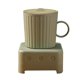 thumbnail image 1 of Taza enfriadora rápida para bebidas, cerveza, taza de enfriamiento rápido, refrigerador de escritorio para preservación del calor en dormitorio, enchufe CN, verde aguacate, 1 of 8