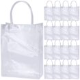 thumbnail image 1 of 24pcs Plastic Gift Tote Bag Gift Packing Bag Clear Gift Bags Small PVC Bags Reusable Transparent Bags, 1 of 3