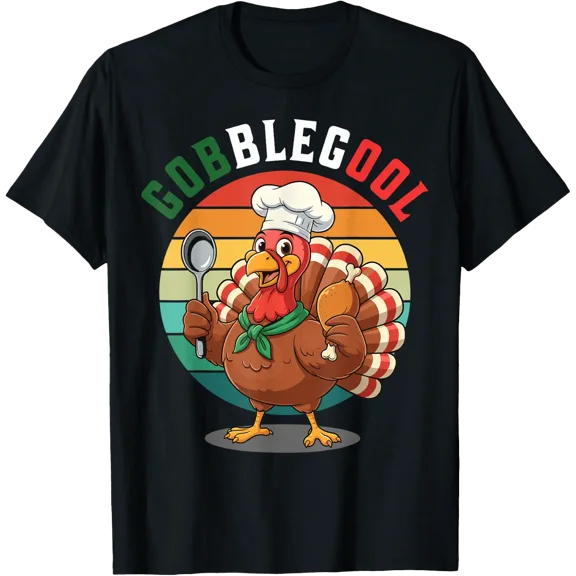 Gobblegool Italian Turkey Day T Shirt Size S-5XL