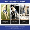 thumbnail image 6 of Dog Sling for Medium Large Dog Rear Leg, Lift Harness - Hind Leg Support for Medium and Large Dogs, Adjustable Lift Aid for Elderly, Injured, Arthritic Pets Recovering from Surgery or Mobility Issues, 6 of 7
