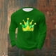 thumbnail image 4 of Mens Casual Camisetas, Carnaval Impreso Manga Larga Cuello Redondo Suelto Ajuste Superior, 4 of 5