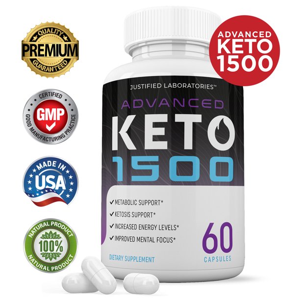 Keto 1500 Advanced Keto 1500 Pills Ketogenic Supplement Includes goBHB