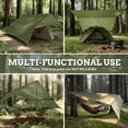 thumbnail image 6 of Ultra-Light Backpacking Camping Tarp with Detachable Side Wall Outdoor Tent Sun Shade Waterproof Tarp Shelter 10 x 12 ft, 6 of 7