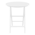 thumbnail image 5 of Compamia Helen Round Folding Bistro Table 24 inch White, 5 of 5