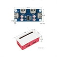 thumbnail image 4 of USB HUB HAT Expansion Board Starter Kit for RPI 0 Zero 2 W WH 3A 3B Plus 3 Model B 4 4B Accessories Box, 4 of 7