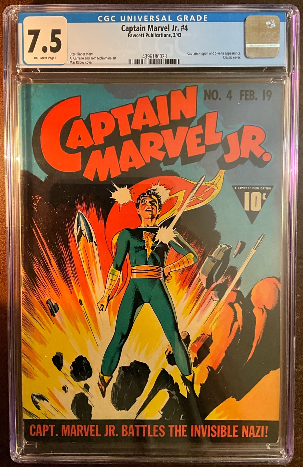 Cover of Captain Marvel Jr. #4