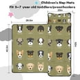 thumbnail image 5 of Dog Breeds Toddler Nap Mats for Kids Preschool,50"x20" Sleeping Mat Bag or Kids,Toddler Sleeping Bag,Toddler Nap Mat or Daycare, 5 of 6