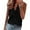 Black, variant on Dressy Ruffle V-Neck T-Shirt Summer Casual Print Top for Women Shirts