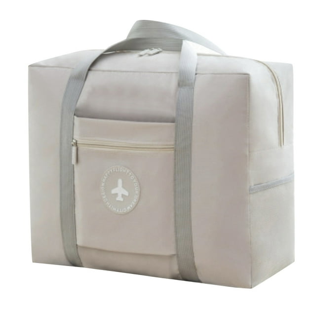 Sac de Voyage de Rangement Textile pour la Maison et Sac à Main Extensible pour Femmes, Organisateur de Week-End Pliable avec Compartiments Zippés, Sac à Dos Léger Approuvé pour Vol, Sac de Gym de Voyage