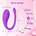 thumbnail image 4 of Birdsexy Wearable Panty Vibrator with APP Control, G-spot Bullet Vibrator Clitoral Stimulator Sex Toys for Women, Purple, 4 of 10