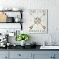 thumbnail image 2 of Stupell Industries Crossed Arrow Nautical Compass Pastel Watercolor Canvas Wall Art Design by Danhui Nai, 24" x 30", 2 of 6