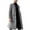 Gray, variant on Utoimkio Men's Wool Trench Coats Winter Long Sleeve Single Breasted Classic Stylish Business Overcoats