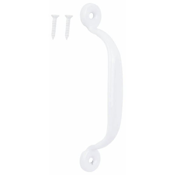 Door Pull 4-3/4in White Coated