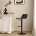 thumbnail image 2 of Bouclair Black Metal & Plastic Bar Stool, 2 of 10