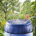thumbnail image 4 of Mesh Cover for Rain Barrels, 4 Pcs Rain Barrel Netting Screen with Drawstring for Protecting Fallen Leaf Debris, 4 of 6