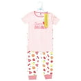 thumbnail image 2 of Hudson Baby Infant Girls Cotton Pajama Set, Fruit Salad Dreams, 3T, 2 of 4