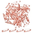 thumbnail image 1 of Paquete de 60 pines de barra, respaldos de broche de 1 pulgada, cierre de seguridad para insignias/etiquetas de nombre/corsages/manualidades de bricolaje/costura de tela [25mm, oro rosa], 1 of 1