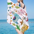 thumbnail image 3 of Txlixc Adorable alpaca cactus toallas de playa súper absorbentes de fibra ultrafina toallas de baño Txlixc moda, 3 of 6