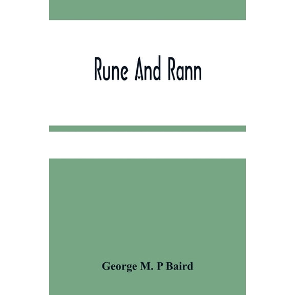 Rune And Rann, (Paperback)