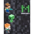 thumbnail image 4 of Minecraft Creeper Steve Alex Varsity Bomber Jacket Little Kid to Big Kid, 4 of 5