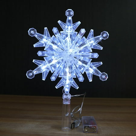

Party Decorations Sparkling Christmas LED Illuminated Christmas Tree With Glittering Snowflake And Star Tree Topper Creating A Magical Holiday