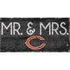 Chicago Bears 6'' x 12'' Mr. & Mrs. Sign