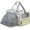 Beige and Tea Green, variant on "Cat Carrier with ID Tag, TSA Airline Approved Soft Sided & Collapsible, Portable & Foldable Travel Bag"