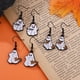 thumbnail image 3 of 5 Estilos De La Serie De Halloween Pendientes De Cabeza De Calabaza Fantasma Colgante Accesorios De Moda Divertidos De Dibujos Animados Joyería Regalos Para Amigos, 3 of 4