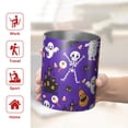 thumbnail image 5 of 12oz Coffee Tumblers Cute Halloween Icons Pattern Stainless Steel Vacuum Insulated Travel Tumbler Coffee Cups Mug with Lid and Straw with Cleaning Brush for Cold & Hot Drinks, 5 of 5