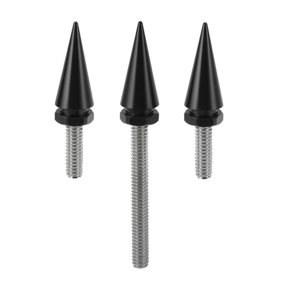 Pernerías únicas para parabrisas de Harley Davidson Touring Street Glide/ Street Glide Specials 2014-2024 1 perno largo 2 pernos cortos aleación de aluminio negro