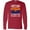 Red, variant on Inktastic Established February 14, 1912 Arizona Flag Long Sleeve T-Shirt
