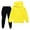 Yellow, variant on LNZGNM Hooded Tracksuit 2-3Y 2pcs Hoodies & Leg-Cuffed Pants Fashion Outfits Spring Clothing Sets for Youth, Blue, 2-3Y