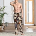 thumbnail image 2 of Naloa Vector Butterflies Pajama Pants Men, PJ Bottoms, Sleep & Lounge Pants-X-Large, 2 of 6