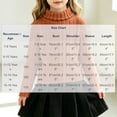 thumbnail image 3 of hotojiny Girls Turtleneck Sweater Long Sleeve Thermal Fall Winter Shirts Ribbed Knit Tops Casual Basic Layering Kids Outfit(Orange,11-12 Years), 3 of 6
