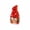 White Snowflake Hat Gnome, variant on Kuokaa Christmas Gnome Cookie Gift Tin with Lid, Red Polka Dot Hat Gnome Decorative Empty Metal Holiday Candy Biscuit Storage Canister for Tabletop Christmas Gift Packaging