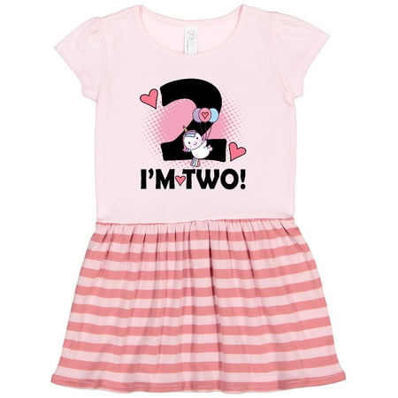 

Inktastic 2nd Birthday 2 Year Old Girl Unicorn Gift Toddler Girl Dress