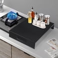 thumbnail image 4 of Black Carbon Steel Stove Cover - 21.26"x14.57" Nano Spray Molded, 44lb Capacity, Multi-Use Kitchen Tray for Home/Restaurant/Camping, 4 of 11