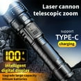 thumbnail image 6 of 1500 Lumens Rechargeable Flashlights, Tactical LED Flashlight - Compact EDC Flash Light with USB Charging, Waterproof & Small for Camping, Hiking, Emergency, Car & Home by PALIFEUR, 6 of 6