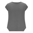 thumbnail image 4 of LADIGASU Men's Vintage Solid Color Casual Fitness Sport Permeability Round Neck Tank, 4 of 8