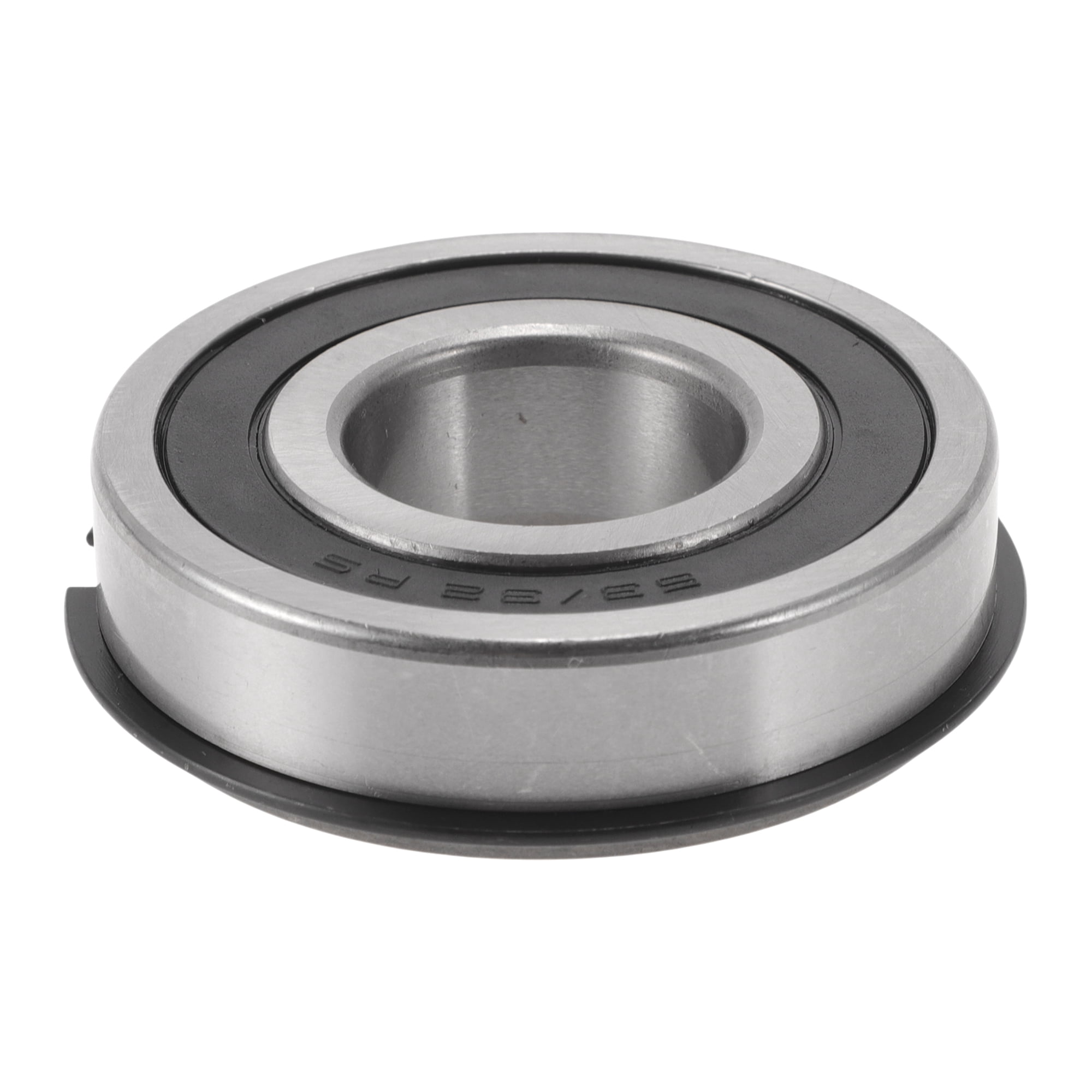 Unique Bargains 63/32NR2RS Deep Groove Ball Bearings 32x75x20mm P0 Double Rubber Seal Lubricated Bearings 1Pc Car Scooter Skateboard Wheel Universal Silver Tone Black
