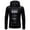 Black, variant on Munlar Womens Cardigan Sweaters,New Autumn Long-sleeved Leather Casual Solid Color Men's Hooded Sweater