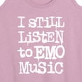 thumbnail image 3 of Instant Message - I Still Listen To Emo Music  - Women's Racerback Tank Top, 3 of 6