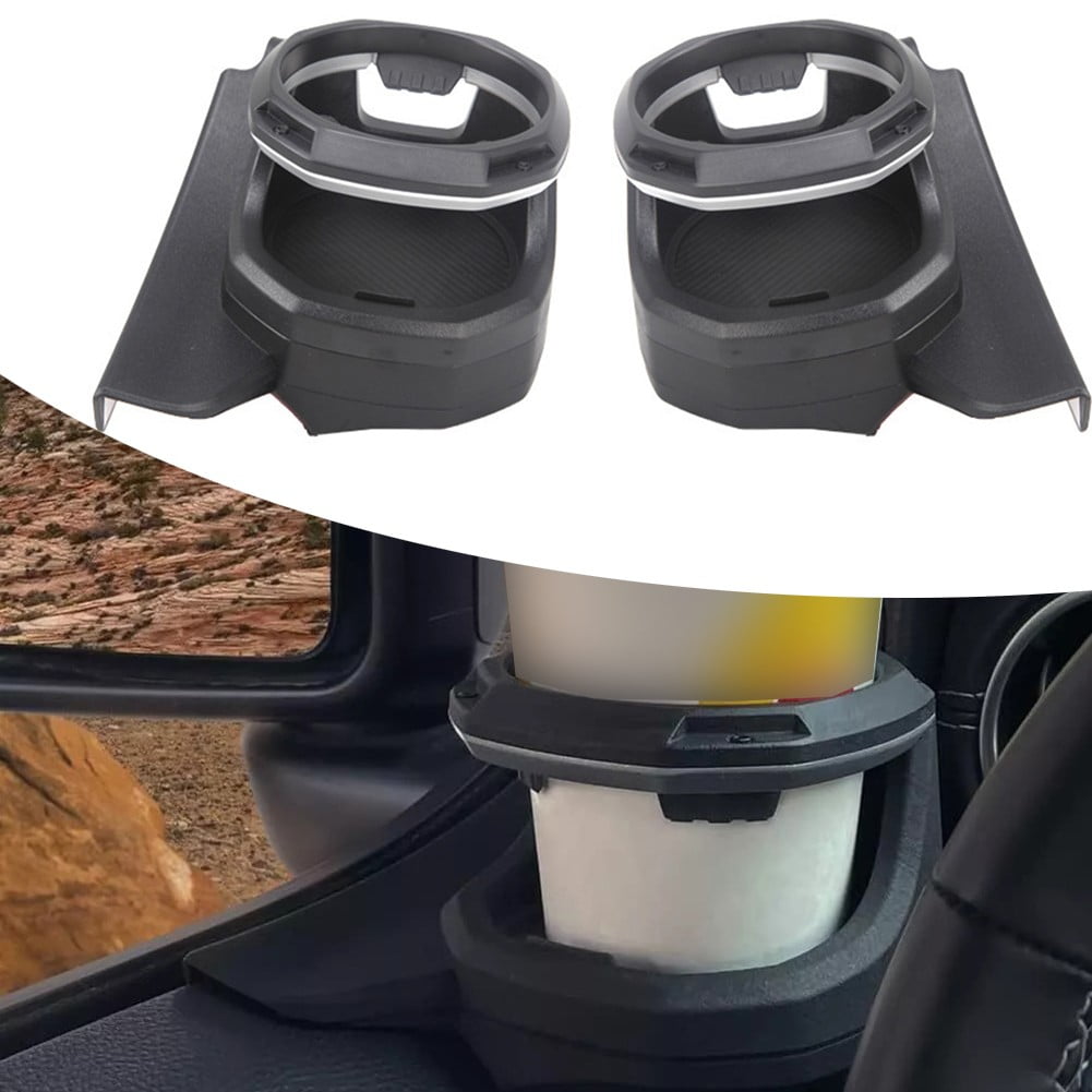 Right & Left Cup Holder For Jeep For Wrangler Jl For Gladiator Jt 2018-2024 Window Water Cup Holder Water Bottle Stand