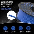 thumbnail image 6 of CaiLab PETG 3D Printer Filament 1.75mm, High Strength, High Temp Resistance, Low Shrinkage, For Functional Parts & High-Speed FDM Printing, 1KG Spool, Gray, 6 of 9