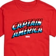 thumbnail image 3 of Marvel Captain America - Logo Type Print - Men's Short Sleeve Graphic Tee, 3 of 5