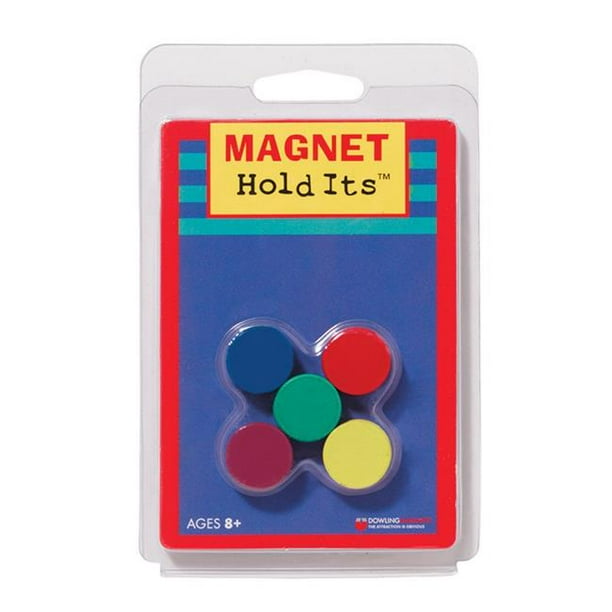 Dowling Magnets DO-735011BN Aimants à Disques en Céramique de 0,75 Po&44; Couleur Assortie - 10 par Pack - Pack de 6